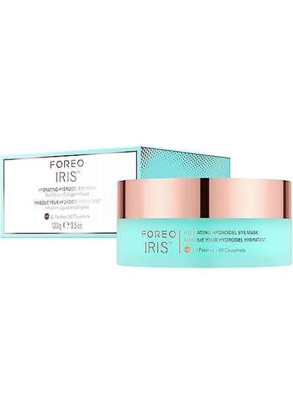 Foreo Iris Nemlendirici Hidrojel Göz Maskesi – Kadın & Erkekler Için Alt Göz Tedavisi: Koyu Halkalar & Şişkinlik Karşıtı – Nemlendirici & Serinletici – Vegan, Tüm Cilt Tipleri – 60 Adet modelleri