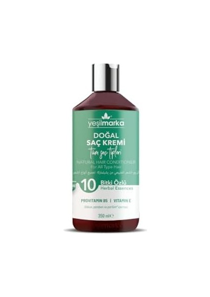 Yeşilmarka Doğal Saç Kremi - Tüm Saç Tipleri Için