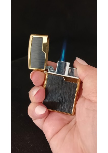 Gold Çerçeveli Karbon Fiber Dokulu Pürmüz Çakmak fiyatları