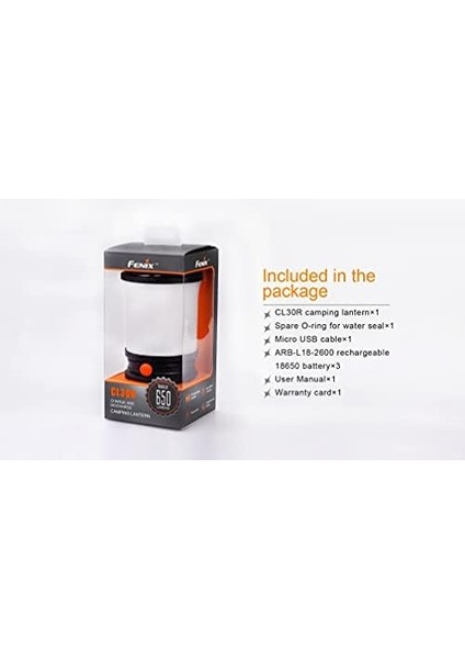 CL30R Kamp Lambası 650 Lümen modelleri