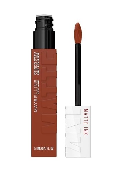 Maybelline New York Super Stay Matte Ink Likit Mat Ruj - 75 Fighter (Kahverengi) fiyatları