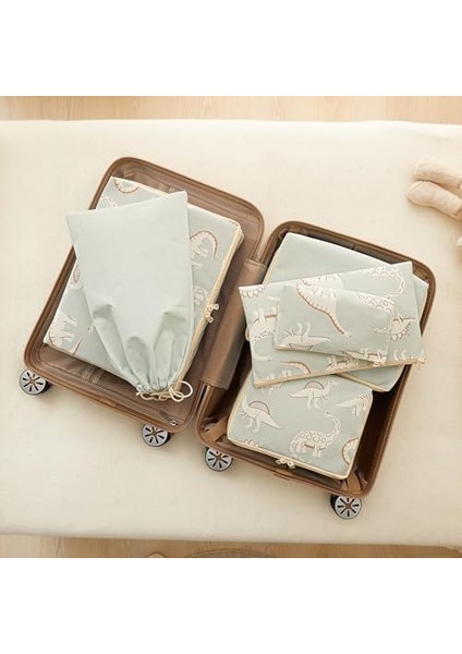 Textile 6'lı Çocuk Odası Dinozor Bavul Içi Düzenleyici Set modelleri