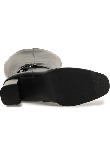 25K-8146 5pr Siyah Kadın Topuklu Çizme indirimleri