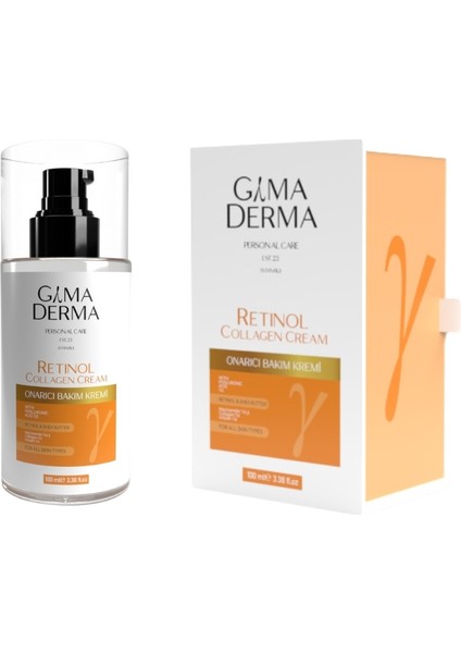 Gama Derma Retinol Kolajen Onarıcı Bakım Kremi 100 ml fiyatları