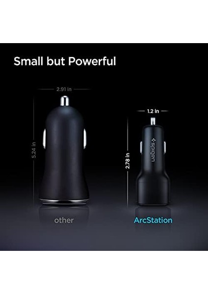 65W Usb-C 2 Port Araç Içi Hızlı Şarj Aleti Pps Destekli Akım Korumalı Güç & & iPad & Type-C - ACP02562 modelleri