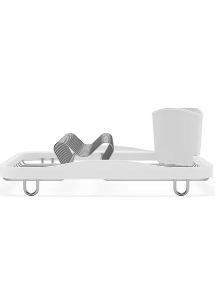 Sinkin Metal Bulaşıklık, Çatal Bıçak Sepetli – Lavaboya Veya Çalışma Yüzeyine Uyar, Kompakt ve Kullanışlı, Beyaz/ fiyatları