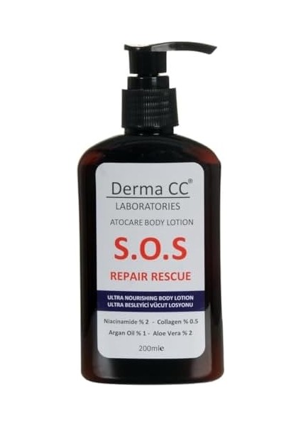 Derma cc Laboratorıes Atocare Body Lotion S.o.s Bakım - Atopik Ciltlere Özel Vücut Losyonu, 200 Mililitre fiyatları