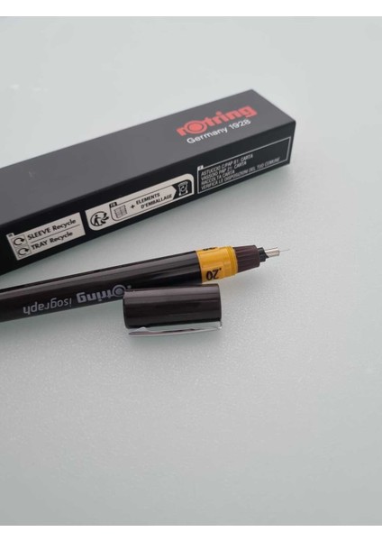 Rapido Kalemi Isograph 0.20 mm Teknik Çizim Kalemi (1 Adet)