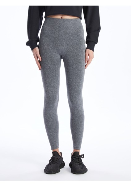 Yeni Sezon Kadın Beli Lastikli Düz Tayt modelleri