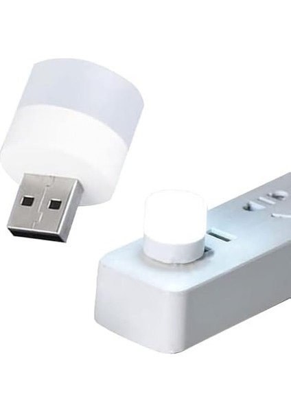 USB LED Küçük Beyaz Işık, USB Mini LED Lamba, Koridor, Tuvalet, Oturma Odası, Çocuk Odası Için Rehber Gece Aydınlatma Işığı (6 Adet) fiyatları