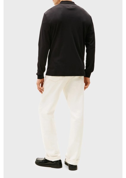 Pamuklu Regular Fit Logolu Polo Yaka Sweat Erkek Polo Yaka Sweat MW0MW40302 Bds fırsatları