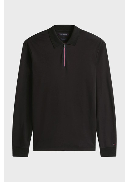 Pamuklu Regular Fit Logolu Polo Yaka Sweat Erkek Polo Yaka Sweat MW0MW40302 Bds indirimleri