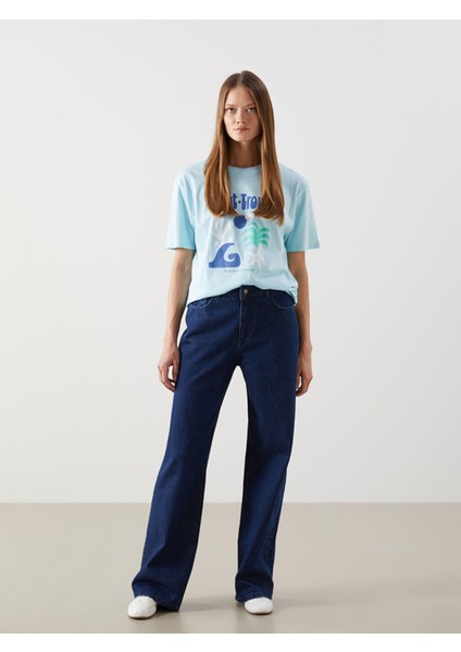 Yeni Sezon Baggy Fit Kadın Jean Pantolon