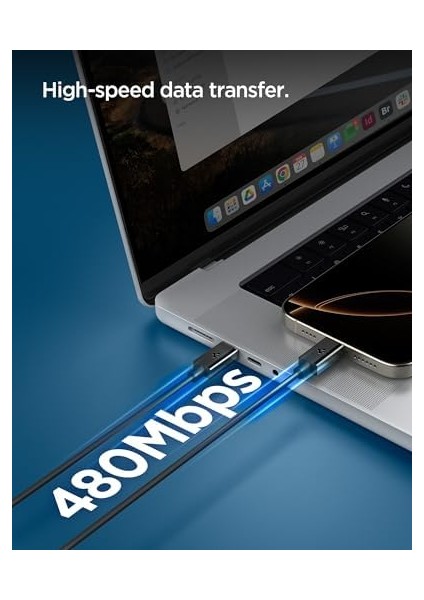 Usb-C To Usb-C 1 Metre Kablo 60W Güç/pps 2.0 Desteği Super Hızlı Şarj / 480 Mbps Data Aktarım Hızı Type-C Ekstra Dayanıklı - ACA08718 fiyatları