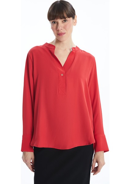 Yeni Sezon Kaçık Yaka Kadın Bluz