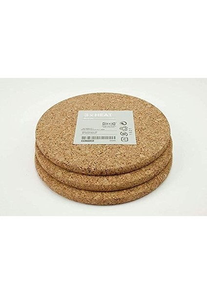 Heat 3'lü Set Mantar Tencere Altlığı 19 cm Çapında Mantar Altlık modelleri