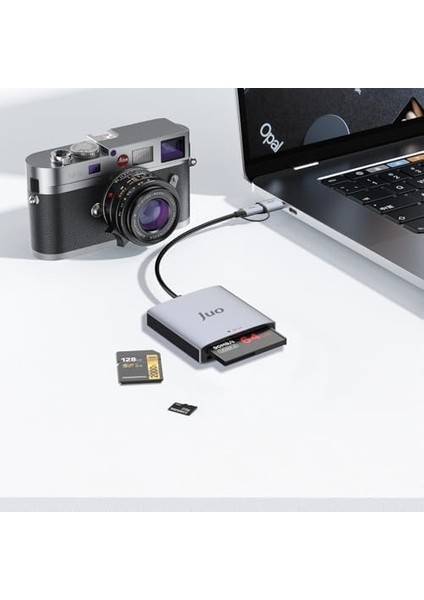 Juo USB 3.2 ve Type-C 3'ü 1 Arada Sd/cf/tf Micro Sd Hafıza Kart Okuyucu modelleri