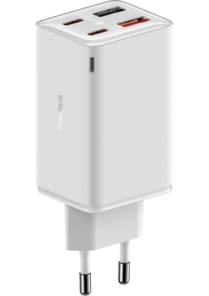 Gan 6 Pro 2c+2u 65W Şarj Cihazı-Beyaz