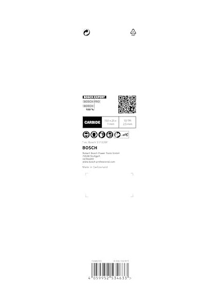 Professional 1x Uzman Â € ~medium-Kalın Zorlu Metal € ™ S 955 Hhm Pistonlu Testere Bıçağı (Sert Çelik, Paslanmaz Çelik Levhalar, Uzunluk 150 Mm, Aksesuarlar Pistonlu Testere) fiyatları