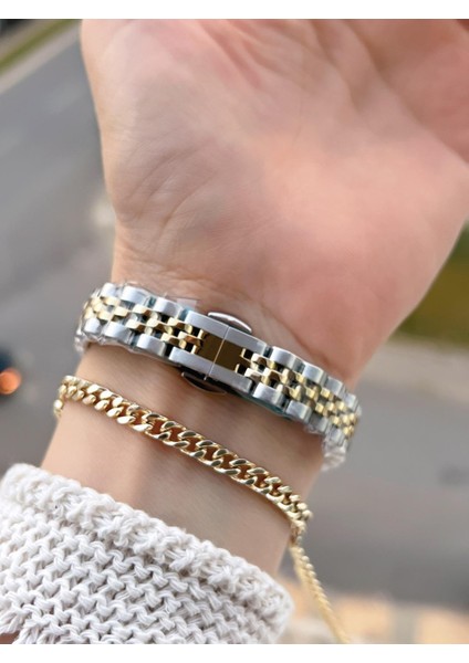 Çelik Kordonlu 2 Yıl Garantili 3 Atm Suya Dayanıklı Kadın Kol Saati+Bileklik BD.10030.6 modelleri