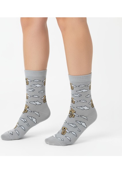 Tired Socks – Desenli Unisex Soket Çorap fırsatları