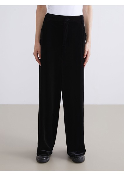 Yeni Sezon Geniş Paça Kadın Kadife Pantolon fiyatları