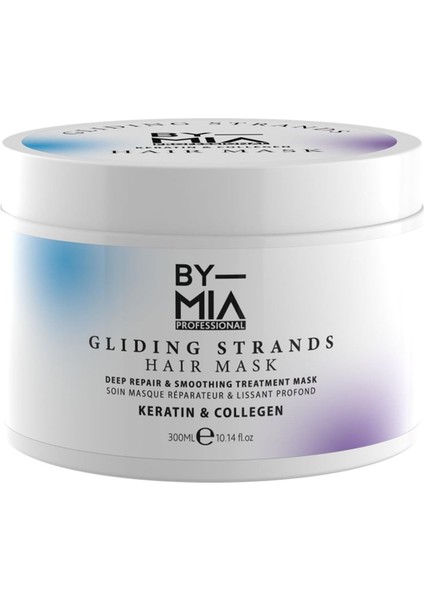 By Mıa Kolajen ve Keratin Saç Maskesi, 300 Ml, Krem, Derin Onarım ve Pürüzsüzleştirme, Kuru ve Hasarlı Saçlar Için, Argan Yağı ve Maca Özlü