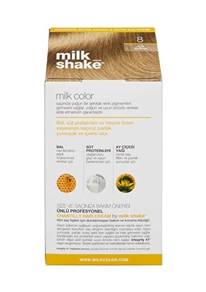 Milk Shake Milk Color Eko Kit Saç Boyası 8 (0.5 G) modelleri