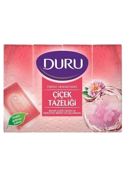 Duru Fresh Sensations Extra Çiçek Sabun, 150 Gramx4