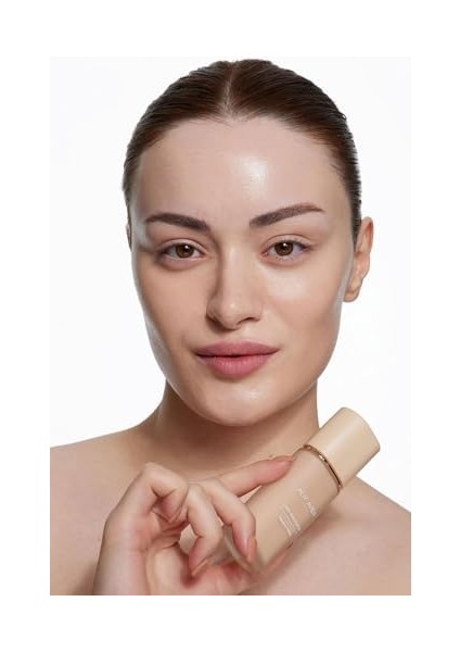 Alix Avien Kırışıklık Karşıtı Nemlendirici SPF30 Parlak Bitişli Fondöten Care Enhancer 816 Amber Honey