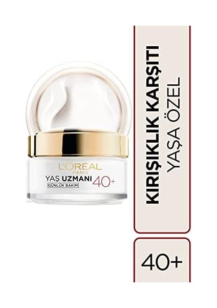 L'oréal Parıs Yaş Uzmanı 40+ Kırışıklık Karşıtı Sıkılaştırıcı Krem fiyatları