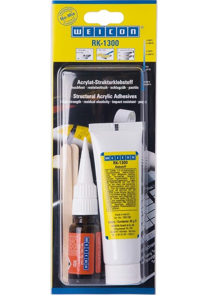 RK-1300 | 60 G | Aktivatör ile Yapısal Akrilat Yapı Yapıştırıcısı