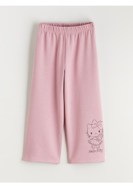 Yeni Sezon Hello Kitty Baskılı Kız Çocuk Eşofman Alt