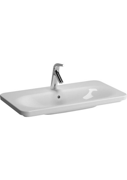 Nest 5686B003-1072 Tezgah Lavabo, 80 Cm, Beyaz