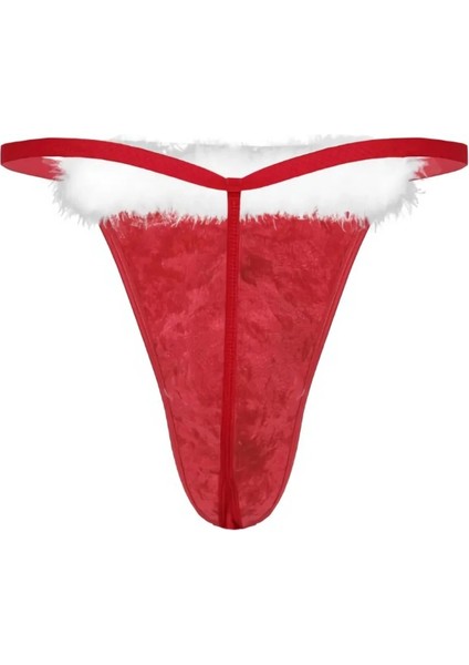 Erkek Yılbaşı Kadife Noel Baba Sakal Detaylı Tanga Yılbaşı Noel Baba Hediye Erkek Tanga Modeli fiyatları