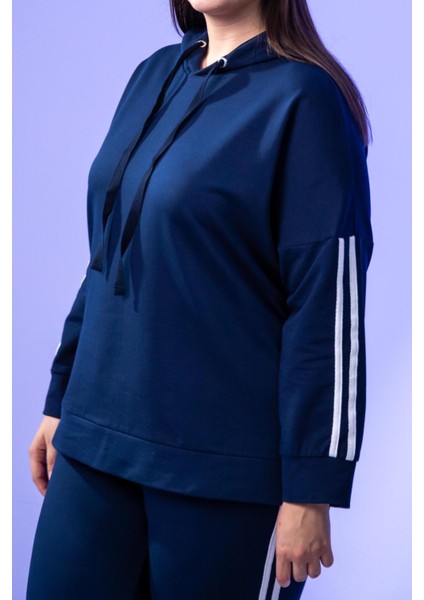 Büyük Beden Kapüşonlu 2 Iplik Eşofman Takım modelleri