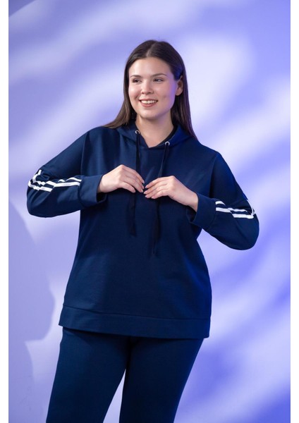 Büyük Beden Kapüşonlu 2 Iplik Eşofman Takım indirimleri