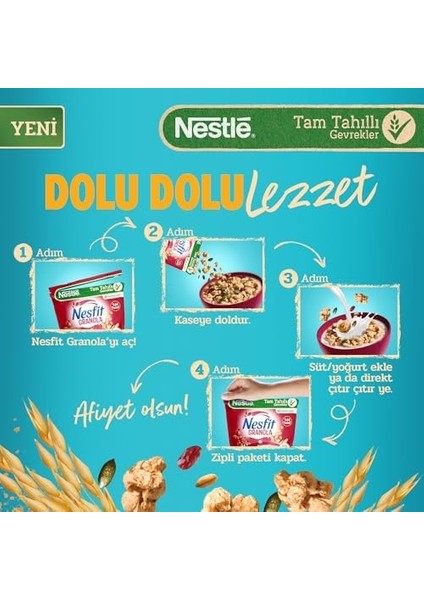 Nestle Nesfit Kabak Çekirdekli ve Turna Yemişli Granola 300G