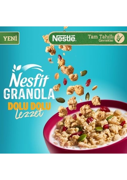 Nestle Nesfit Kabak Çekirdekli ve Turna Yemişli Granola 300G modelleri