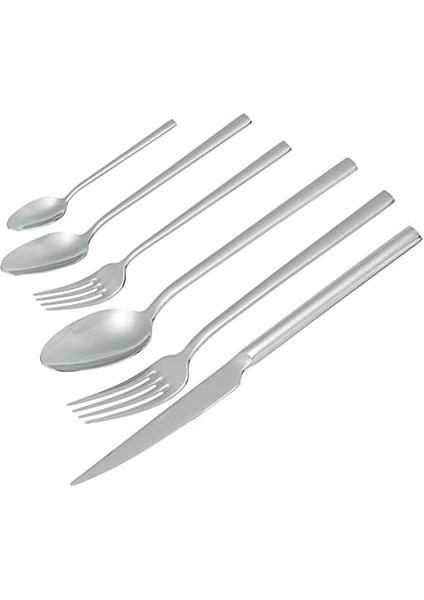 Sade 12 Kişilik 72 Parça Kutulu Çatal Kaşık Bıçak Takımı modelleri