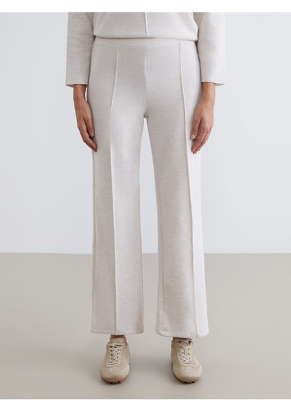 Yeni Sezon Beli Lastikli Kadın Triko Pantolon fiyatları