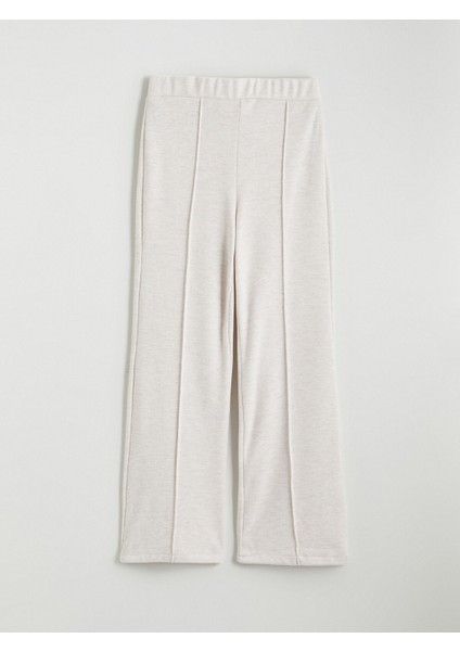 Yeni Sezon Beli Lastikli Kadın Triko Pantolon indirimleri