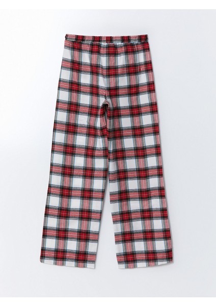 Yeni Sezon Beli Lastikli Ekose Kadın Pantolon fiyatları