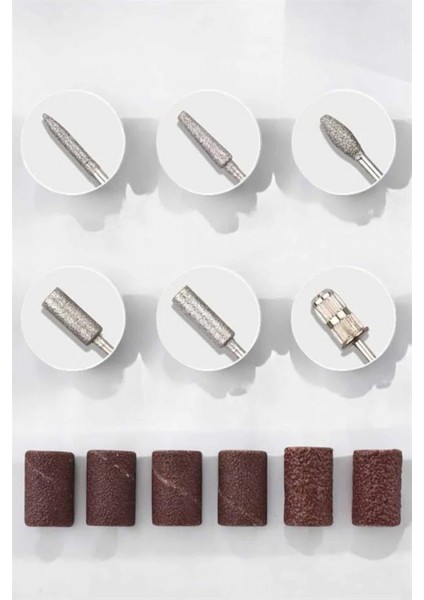 Ieg® Protez Tırnak Manikür ve Pedikür Seti Elektrikli modelleri