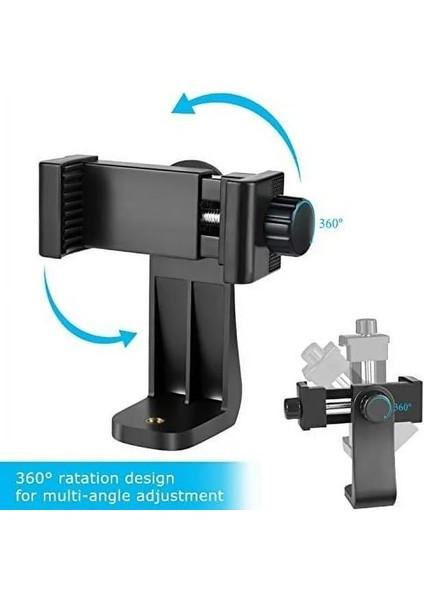 Telefon Tutucu Başlık Tüm Tripodlara Uyumlu Vida Girişli Sıkı Kavrayan Telefon Tutamacı P231 (P231 Telefon Tutucu) fiyatları