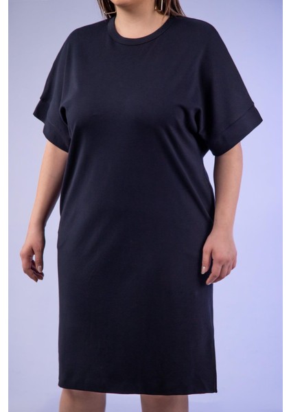 Kadın 210105 Bisiklet Yaka Cepli Elbise Siyah fiyatları