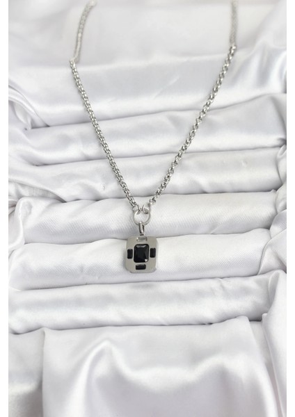 316L Çelik Zincir Gümüş Renk Vintage Model Kadın Kolye fiyatları