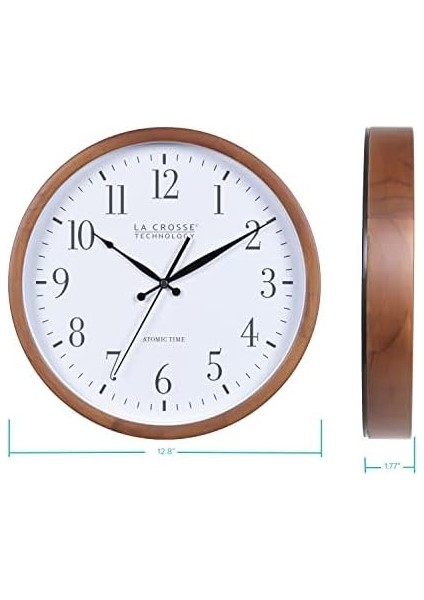 Technology 404-50447-INT 32,5 cm Atomik Ceviz Analog Duvar Saati modelleri