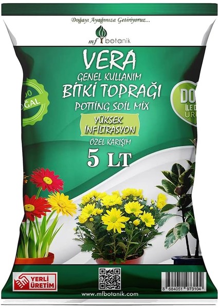 Mf Botanik Vera-Mix Genel Kullanım Bitki Toprağı - Saksı Harcı 5 Litre fiyatları