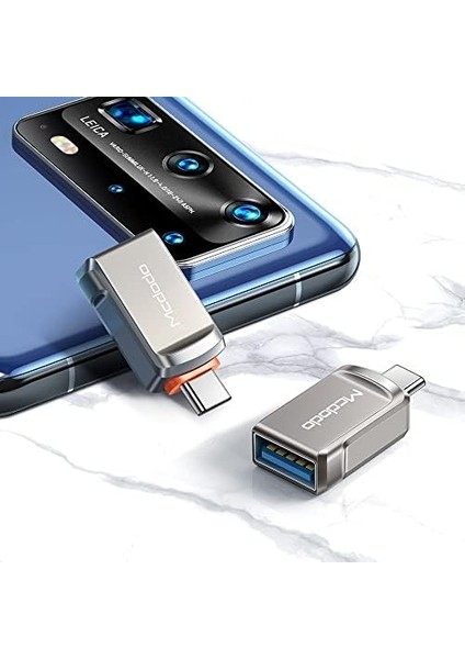 OT-8730 USB To Type-C Çevirici Soket Converter Gri fiyatları